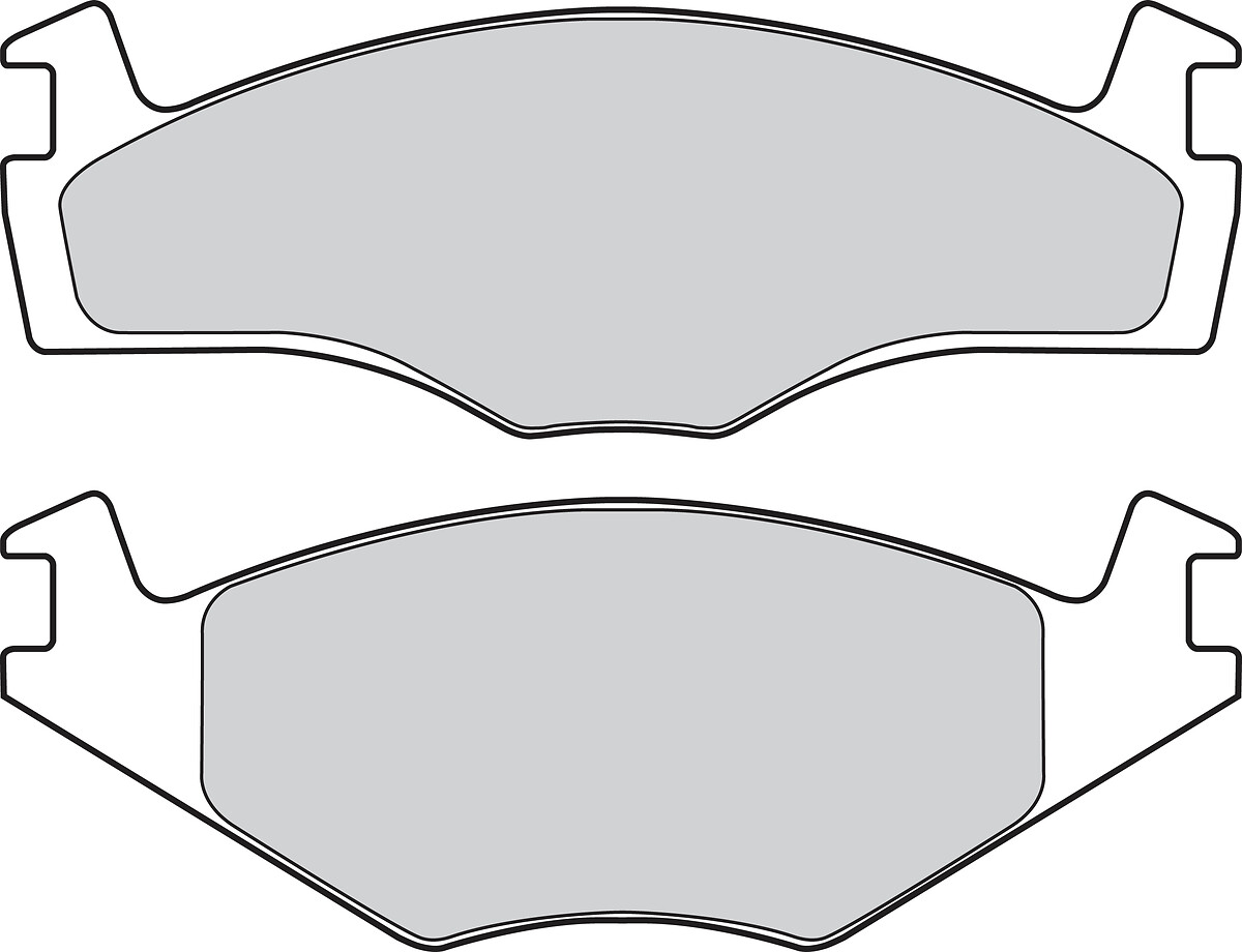 Jeu de 4 plaquettes de frein VALEO ref. 301258
